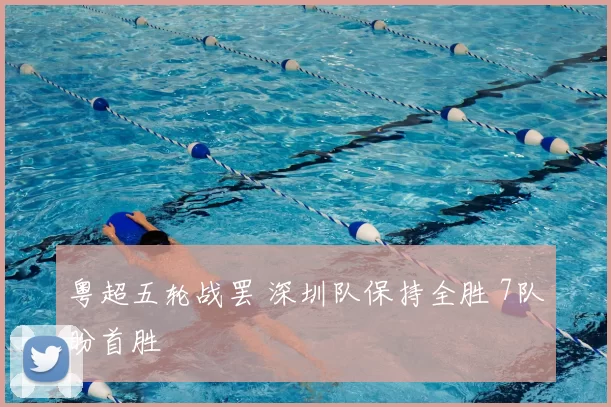 粤超五轮战罢 深圳队保持全胜 7队盼首胜