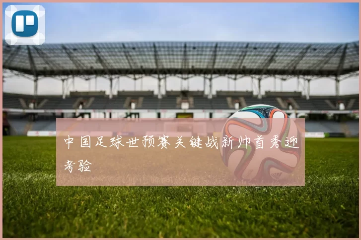 中国足球世预赛关键战新帅首秀迎考验